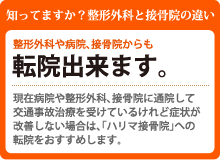 知ってますか？整形外科と整骨院の違い